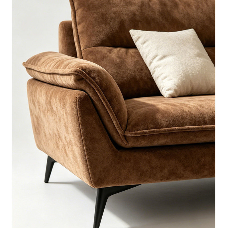 Chaise longue de loisirs en tissu de style rétro