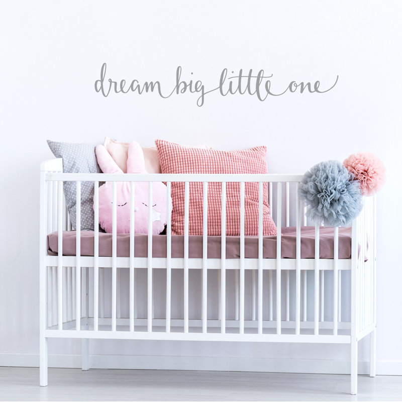 Wall Decal, Mid Grey, 18cm H x 100cm W