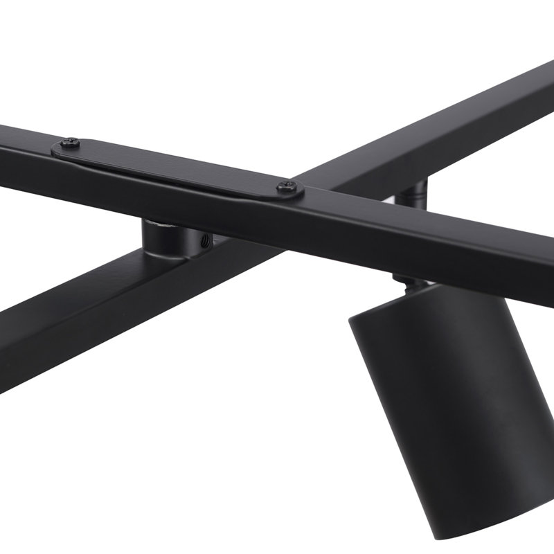 64.25'' 6 -Light Fixed Track Track Kit with Dimmable and Adjustable Head