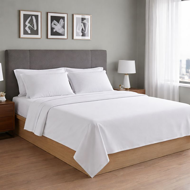 All-Season Microfiber Sheet Set - Soft, Lightweight, And Durable, California King Sheet Set with 4 Pillowcases, White