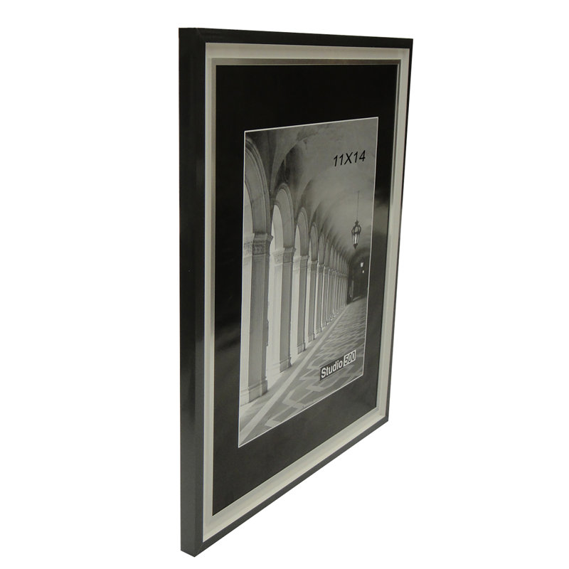 Modern Black Embossed Picture Frame
