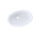 Dantesca® Vitreous China Oval Undermount Bathroom Sink with Overflow