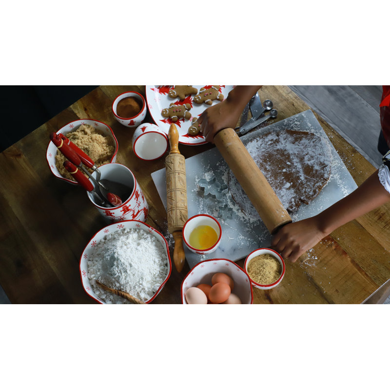 Winterfest 5 Piece Accessory Set| Sugar and Creamer , Salt and pepper shakers , spoon rest
