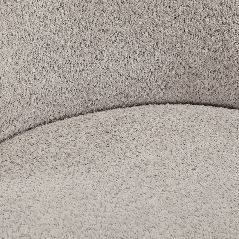 Chaise d'appoint pour le salon avec fonction pivotante, Gris clair