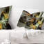 Coussin lombaire en fleur symétrique floral