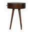 Table de chevet circulaire Nordic Chestnut