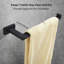 Porte-serviettes mural en acier inoxydable