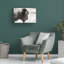 Profil de bison sur fond blanc-600197072