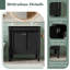 Meuble-lavabo de salle de bain de 76 cm avec lavabo en céramique