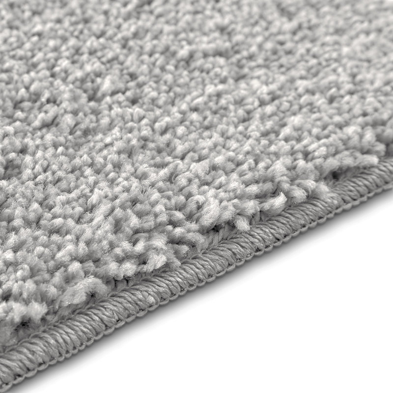 Polyester Standard Water-Resistant Materials Bath Mats, Grey