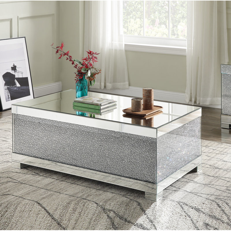 Hymir Glass Top Single Coffee Table