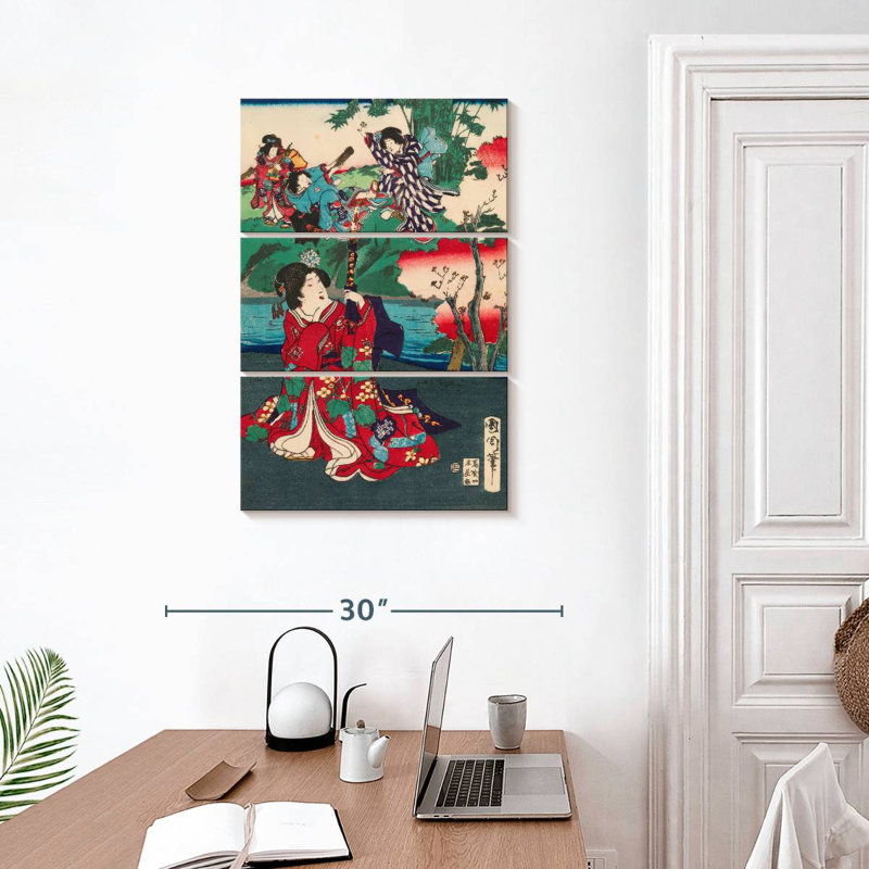 Leisha The Tale Of Genji, 32" H x 20" W