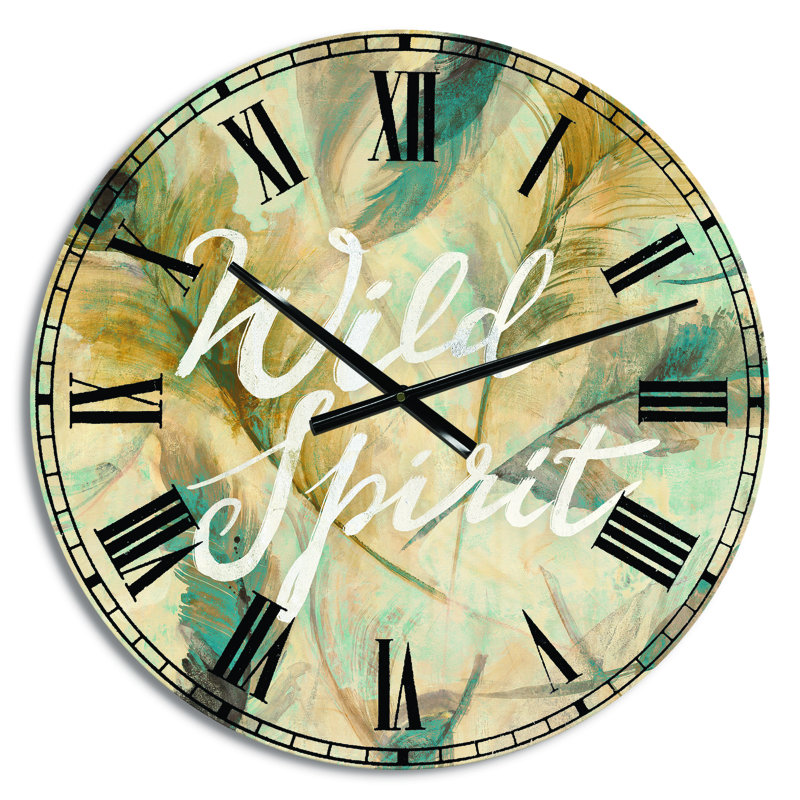 Horloge murale traditionnelle Wild Spirit, Petit