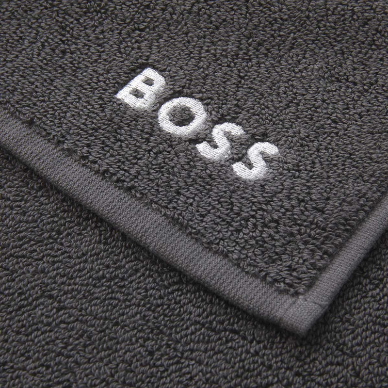 100% Cotton Plush Washcloth, Graphite