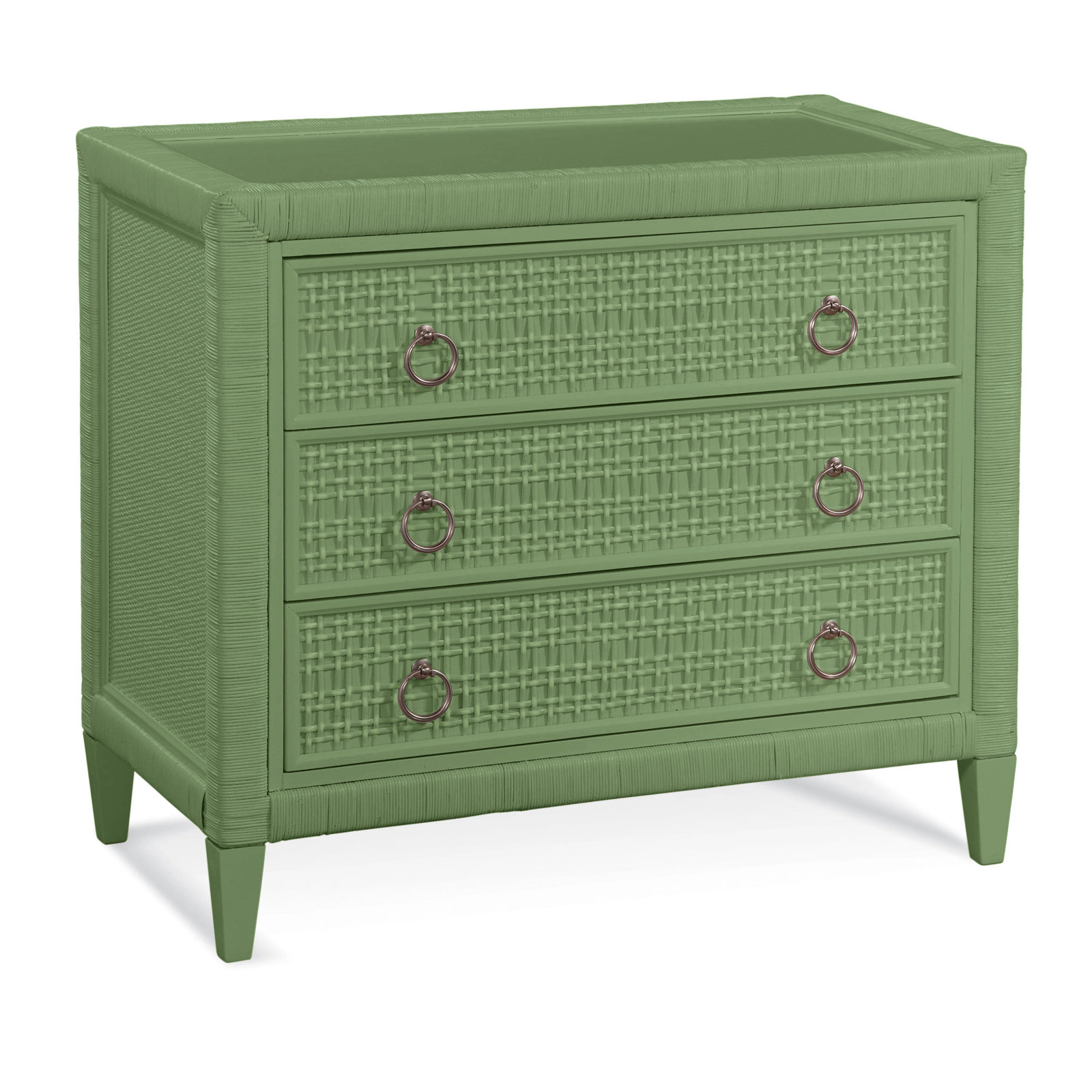 Monterey 36" Dresser, Celery, No, Satin Nickel