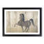 Lone Horse by Zhao Mengfu - Picture Frame Painting Print-55580585-55580583