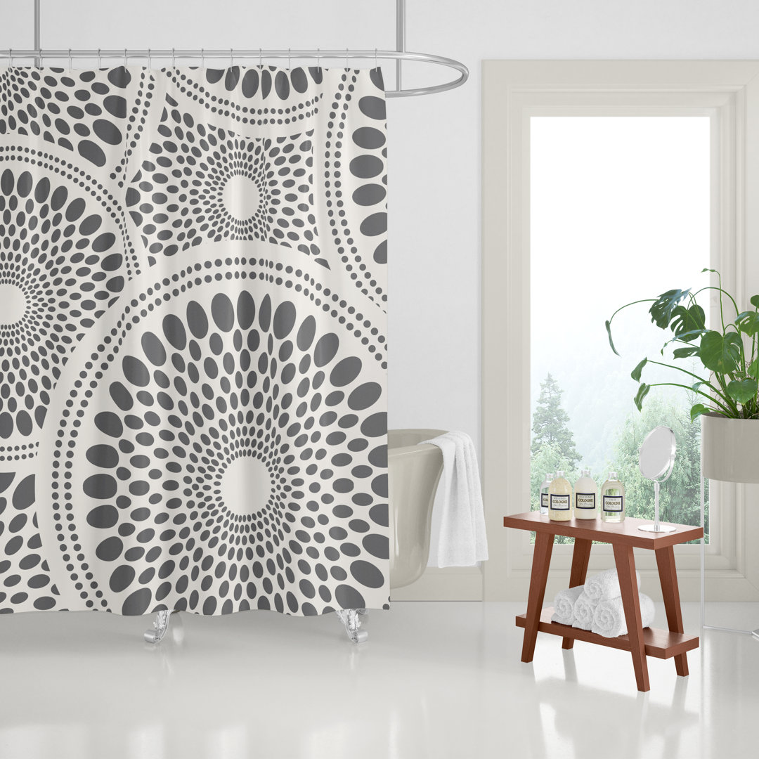 Pierson Floral Shower Curtain ULLI HOME 