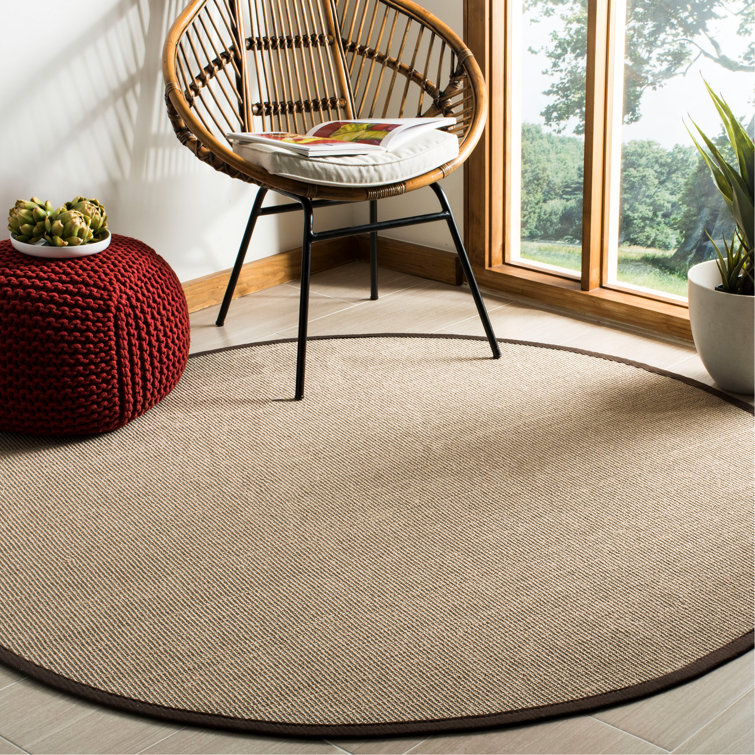 Ruthwell Natural Fiber Sisal Pile Solid Color Rug