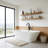 Freestanding Acrylic Soaking Tub with Pop-Up Drain & Overflow - Stand Alone Tub for Bathroom