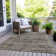 Machine Washable Indoor/Outdoor Xhevrie Taupe Rug