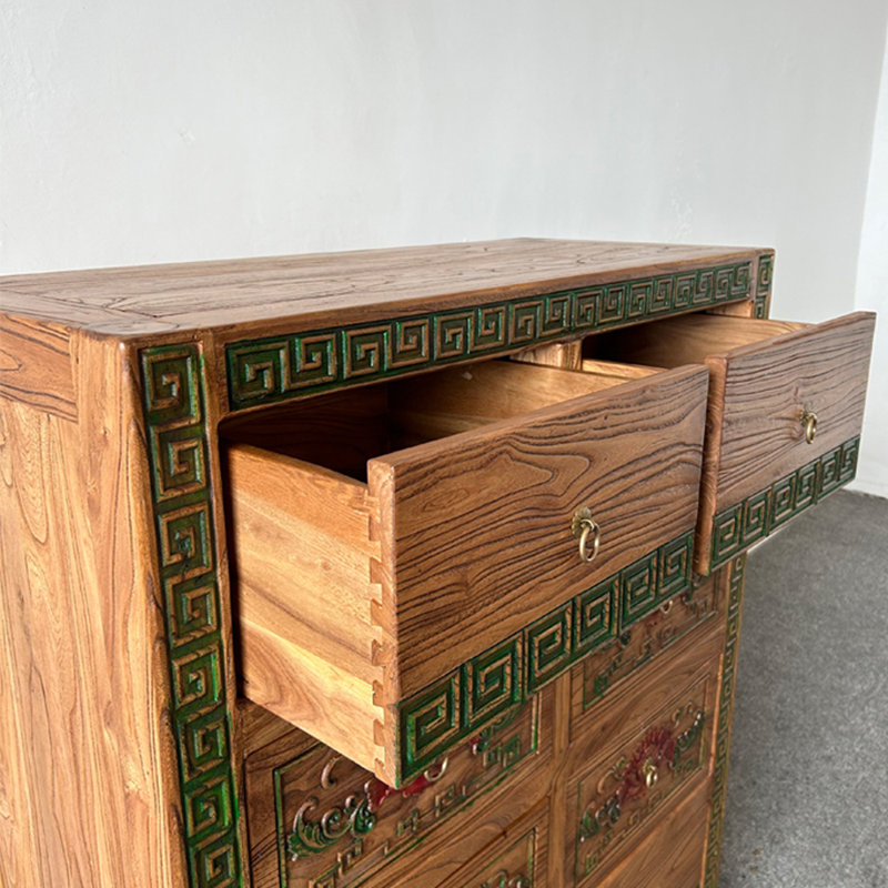 Armoire d'entrée de style Wabi-Sabi