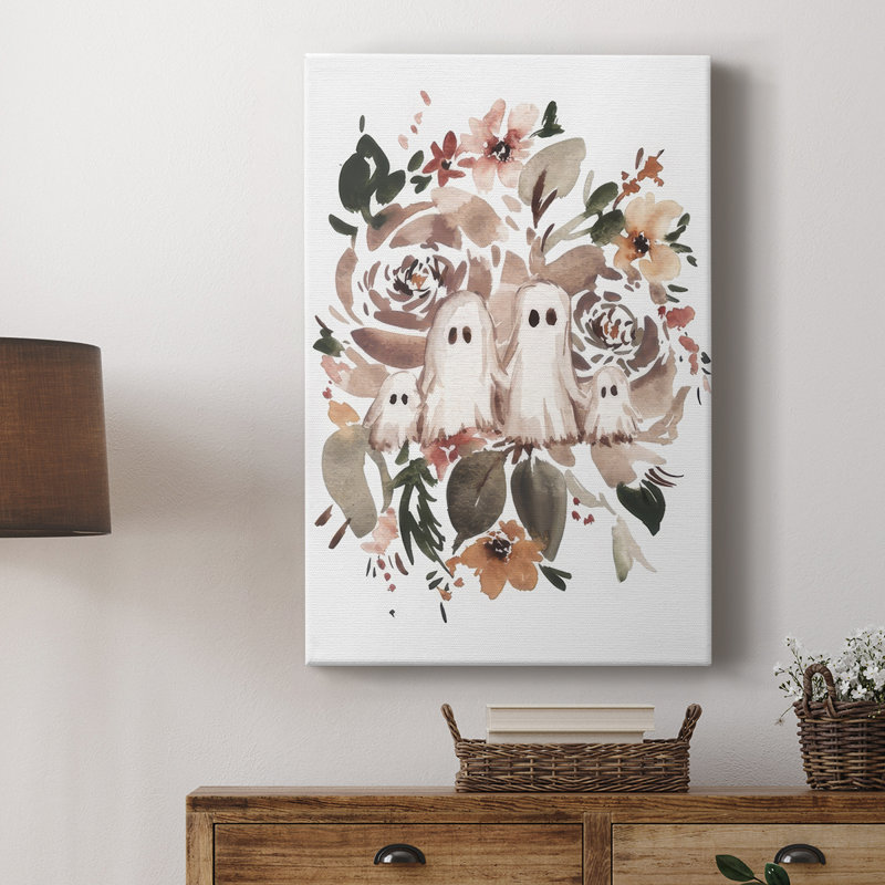 Famille fantôme I - galerie Cavas sur mesure, H 36 po x l 24 po