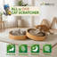 Lit rond à griffer pour chat, salon à griffes en carton, bol à chat réversible pour chats d'intérieur, planche à gratter durable pour chat, coussin de chaise à griffer pour chat, protecteur de meuble