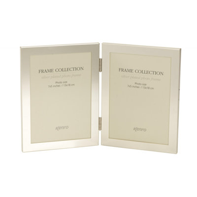 Siri Silver Metal Embossed Picture Frame