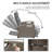 Outdoor Recliner Chair, Patio Recliner With Flip Table Push Back-1208708876