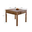Table de jeu de mahjong automatique rétro en bois massif brun pour règles chinoises
