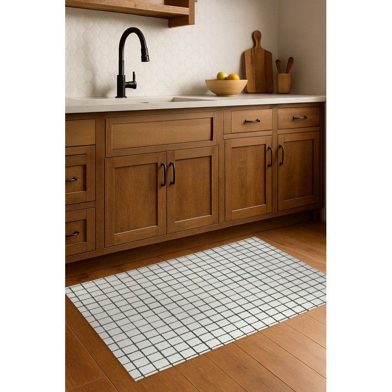 Tapis de cuisine antidérapant Rebar, Chimichurri, Rectangle 5 pi x 7 pi
