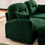 Trois - Modulaire en chenille, conception ergonomique incurvée, coussins et base pour les espaces de combinaison de canapé flexibles de salon-137645215-137645213