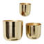 Ensemble de pots à fleurs en fer 3 pièces Magdalena-1540247049