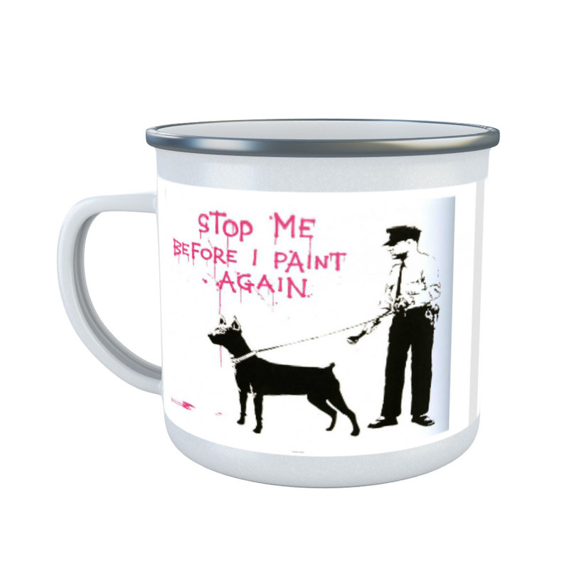 Clay Enamelware Camping Mug