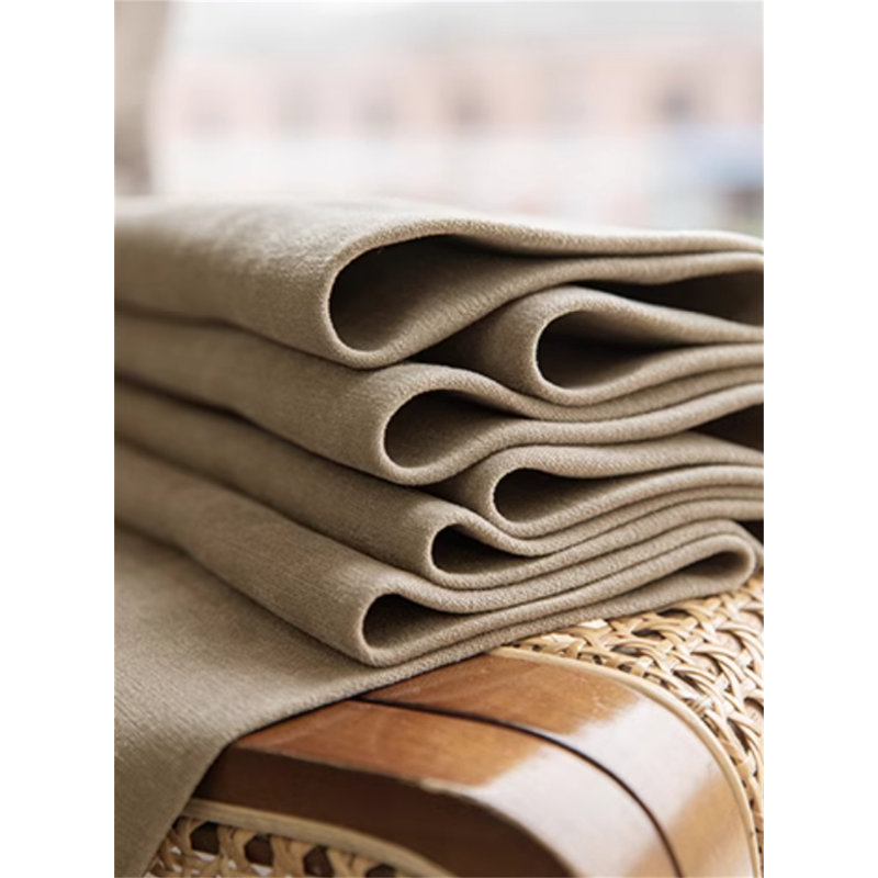 Room Darkening Single Curtain Panel, Brown
