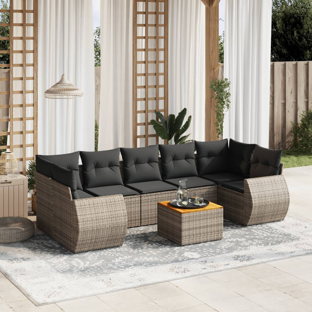 Gartensofa mit Kissen