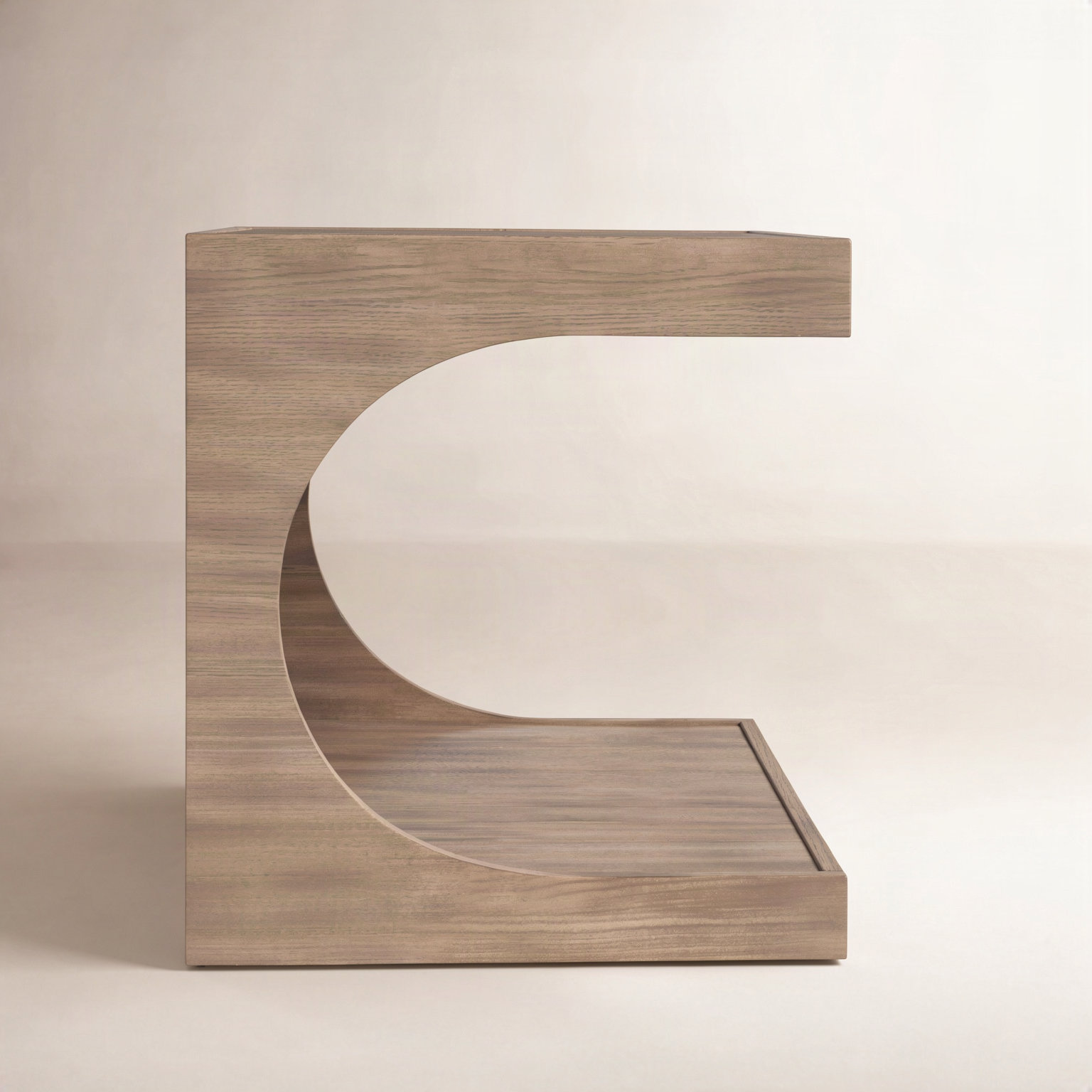 Cece Solid Wood End Table