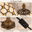 Lampe de table en verre coloré de style Tiffany 13,4 po (ampoule incluse)