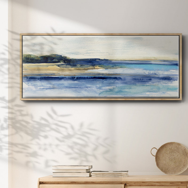 Indigo Bay- Framed Canvas