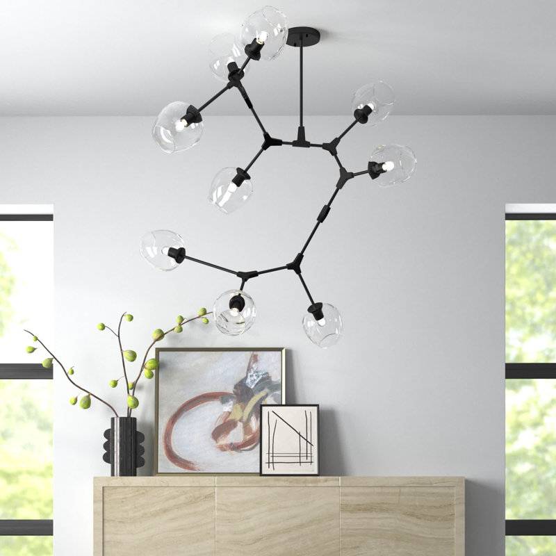 Lustre spoutnik 11 lumières Kalish , Noir