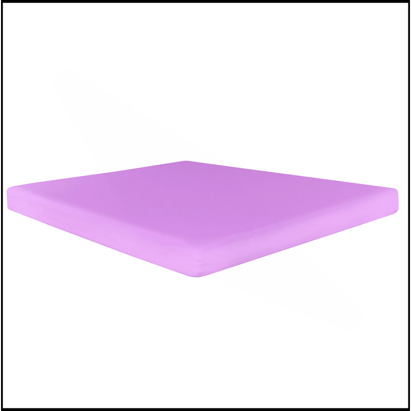 6 po Matelas ferme en mousse viscoélastique imprégnée de gel pour lit double dans une boîte avec housse respirante en aloe vera rose