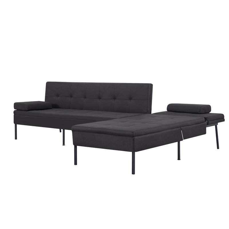 89.4” Convertible Sectional Sofa Bed