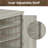 31.5"H Triangle Bathroom Storage Cabinet with Adjustable Shelves-1727416200