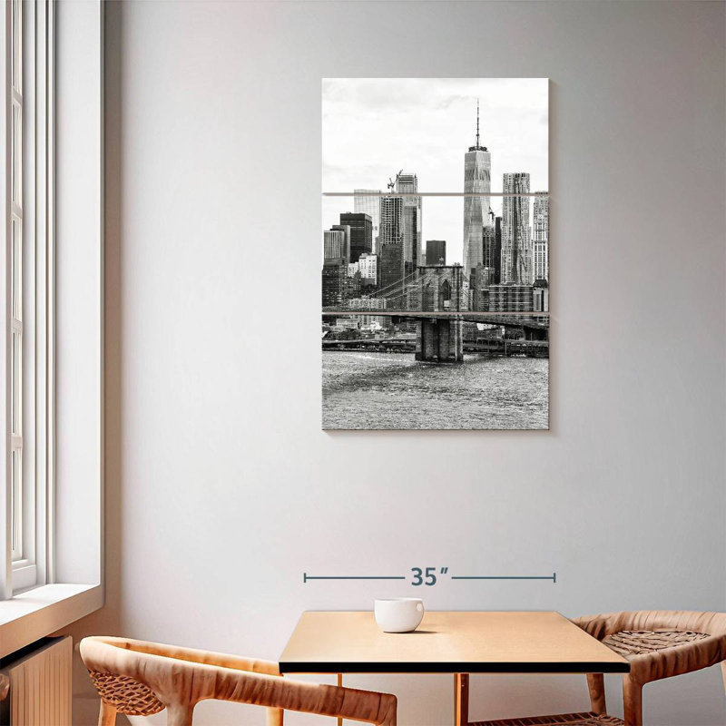 Gratte-ciel de New York I, H 57 po x l 36 po