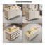 Armoire à bijoux et présentoir 47,24 po style français en émail blanc