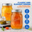 Agripina Glass Jar - Set of 16