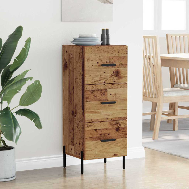 34.5cm Sideboard, Old Wood