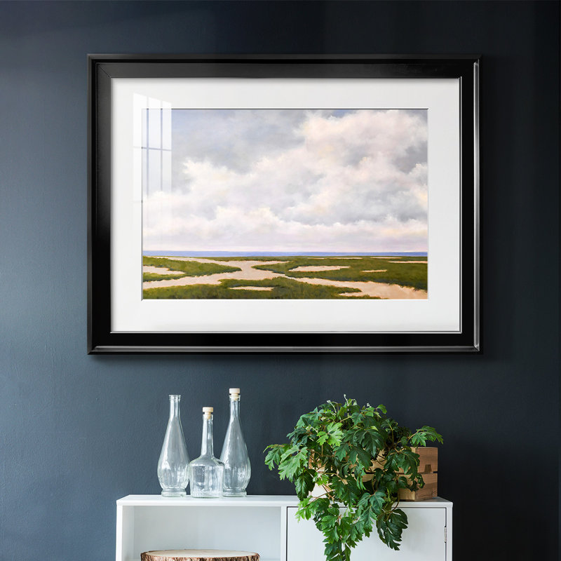 Beach Dunes, impression sur papier encadrée, Noir, H 15 po x l 21 po x P 1,5 po