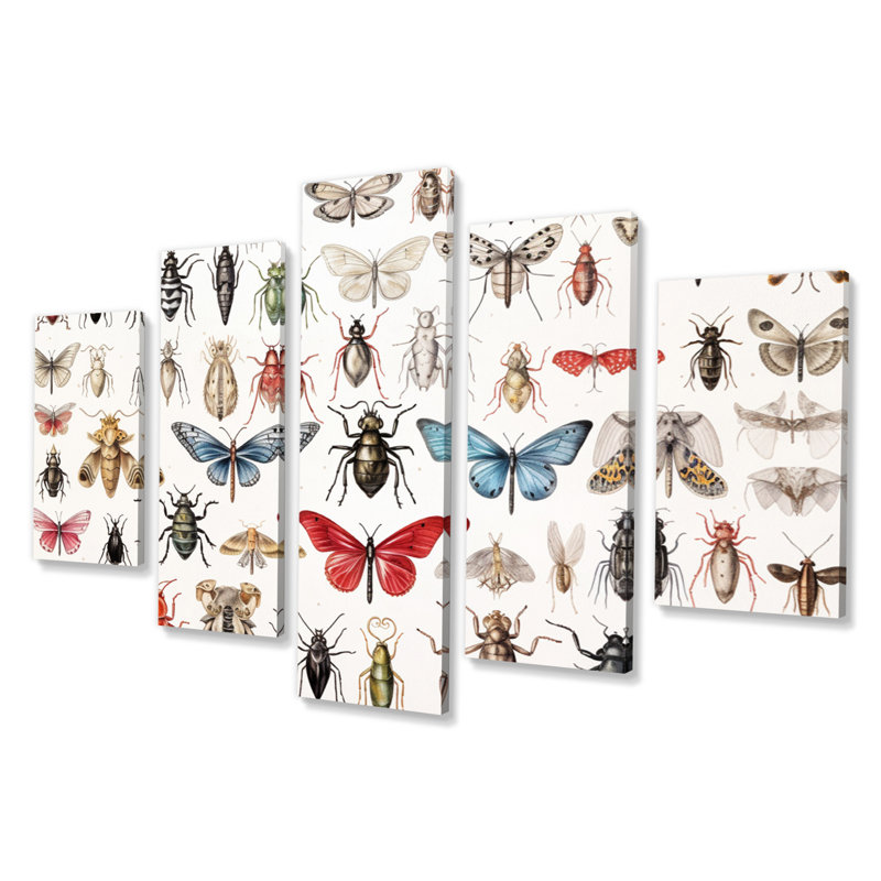 Edmore - Animals Wall Decor - 5 Panels