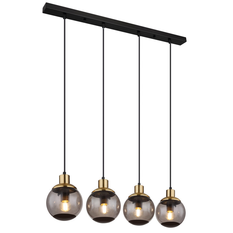 Mukesh 4 - Light Matte Black Pendant